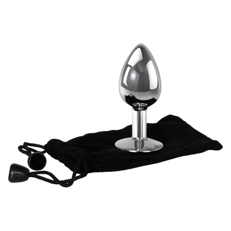 Adam & Eve Clear Gem Anal Plug Small