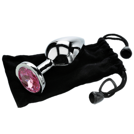 Adam & Eve Pink Gem Anal Plug Large