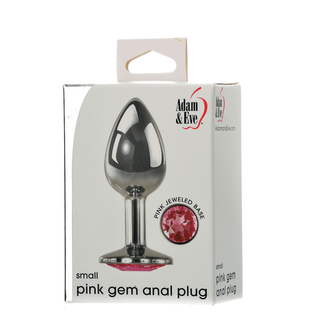 Adam & Eve Pink Gem Anal Plug Small