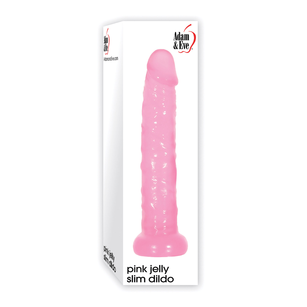 Adam & Eve Pink Jelly Slim Dildo