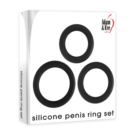 Adam & Eve Silicone Penis Ring Set