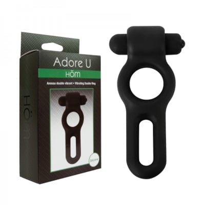 Adore U Hôm Vibrating Double Cock Ring