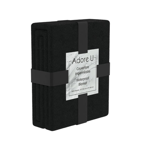 Adore U Black Waterproof Sex Blanket