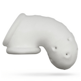 AIRLOCK, air-lite vented chastity, WHITE ICE