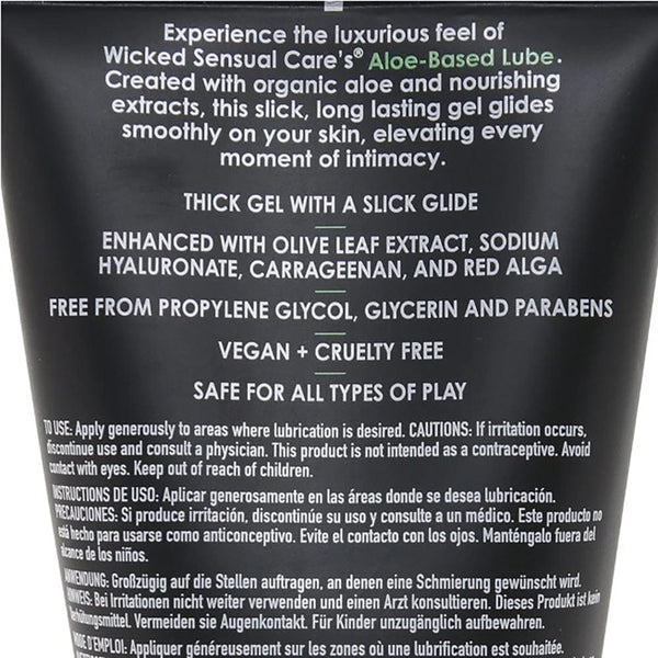 Aloe Vera Based Lube 4oz