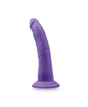 Au Naturel Bold Jack 7" Dildo - Suction Cup Base - Purple