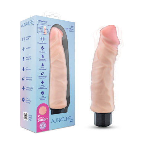 Au Naturel Vibrating Dildo – Big Easy – Beige