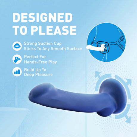 Avant Dildo - D10 - Ergo Mini Indigo