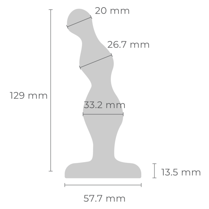 B-Vibe Anal Beads - Stainless Steel