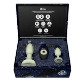B-Vibe ASStronaut Glow-in-Dark Butt Play Set - Anal Plug Set