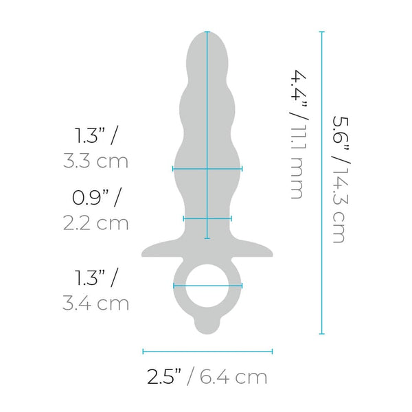 B-Vibe Bounce Beaded Silicone Anal Plug