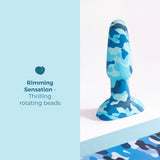 b-Vibe Camo Rimming Plug 2 – Rotating and Vibrating Plug