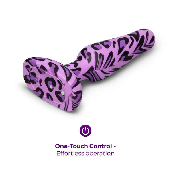 b-Vibe Novice Leopard Butt Plug