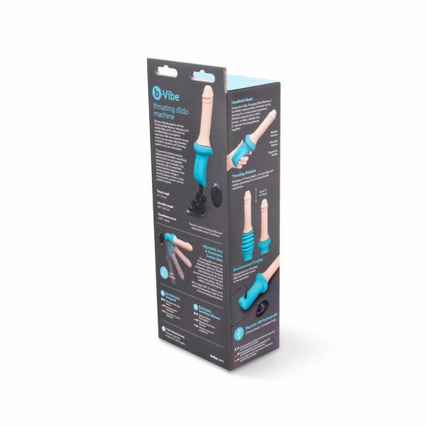 b-Vibe Realistic Thrusting Dildo Machine – Remote-Controlled Hands-Free Sex Machine