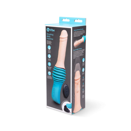 b-Vibe Realistic Thrusting Dildo Machine – Remote-Controlled Hands-Free Sex Machine