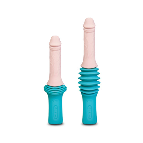 b-Vibe Realistic Thrusting Dildo Machine – Remote-Controlled Hands-Free Sex Machine