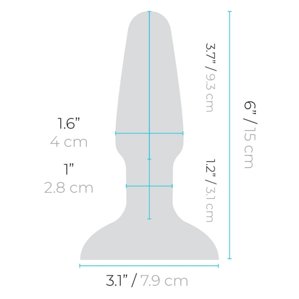 B-Vibe Rimming Plug 2 - Vibrating Anal Plug