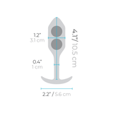 B-Vibe Snug Plug Black - Anal Plug