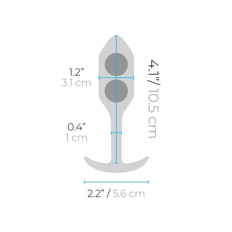 B-Vibe Snug Plug Black - Anal Plug
