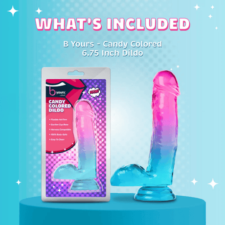 B Yours 5.5" Candy-Colored Suction Cup Dildo