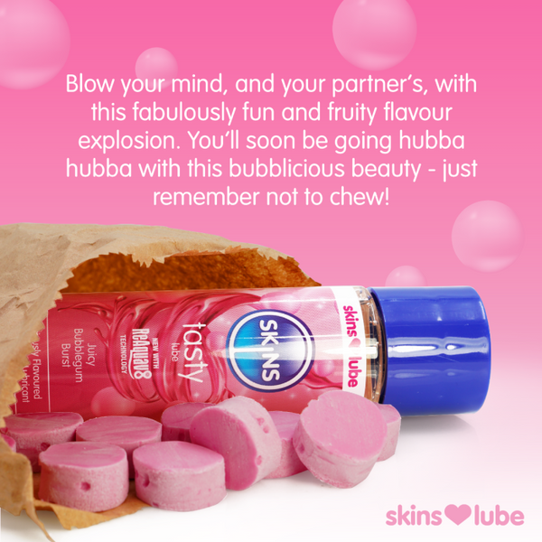 Skins Bubblegum Water Based Lubricant 4.4 fl oz (130ml)