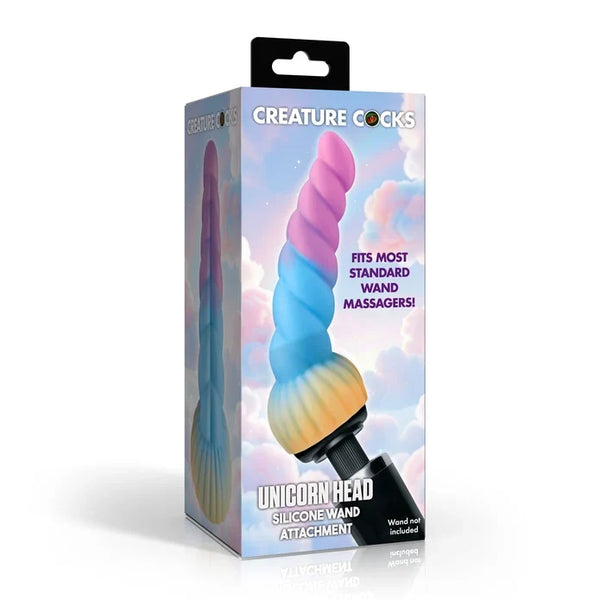 Unicorn Head Silicone Wand Attachment