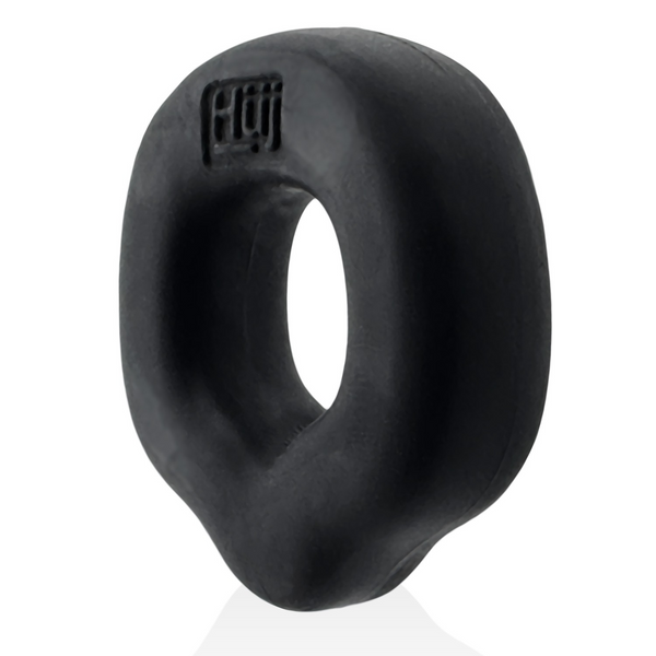 Hünkyjunk FIT GRIPS Black/Red Ergo-Fit Cock Rings 2-Pack