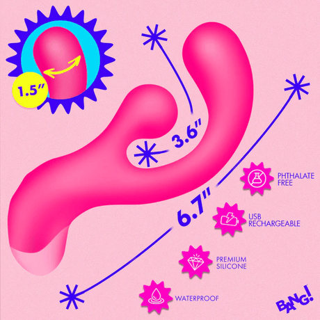 Bang! Gyro Triple-Motor Rabbit Vibrator
