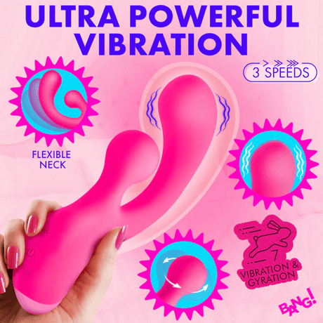 Bang! Gyro Triple-Motor Rabbit Vibrator