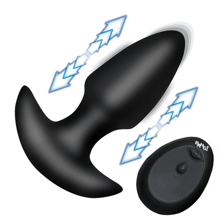 Bang! Thrusting & Vibrating Silicone Butt Plug
