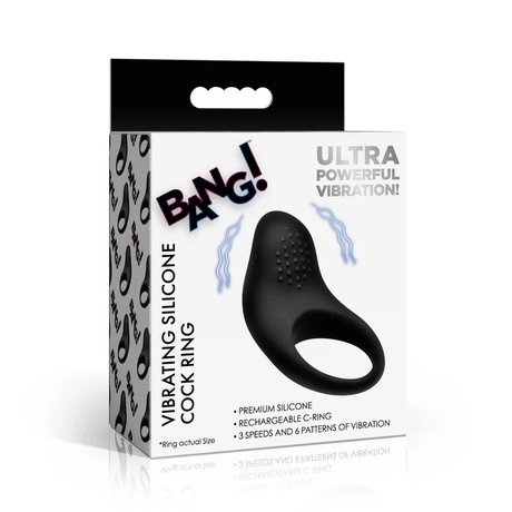 Bang! Vibrating Silicone Cock Ring