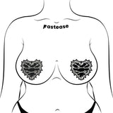 Barbed Wire Heart Pasties Reflective