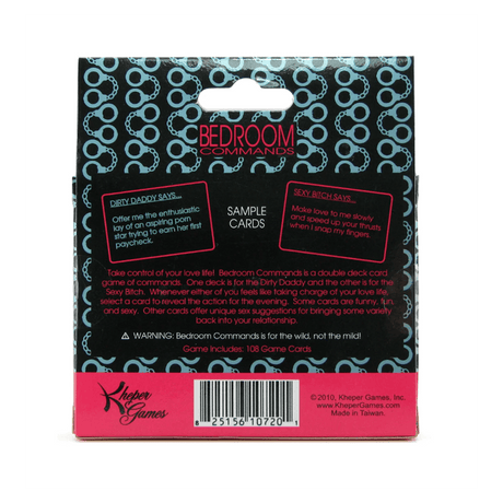 Bedroom Commands Card Game – Adult Party Game for Couples