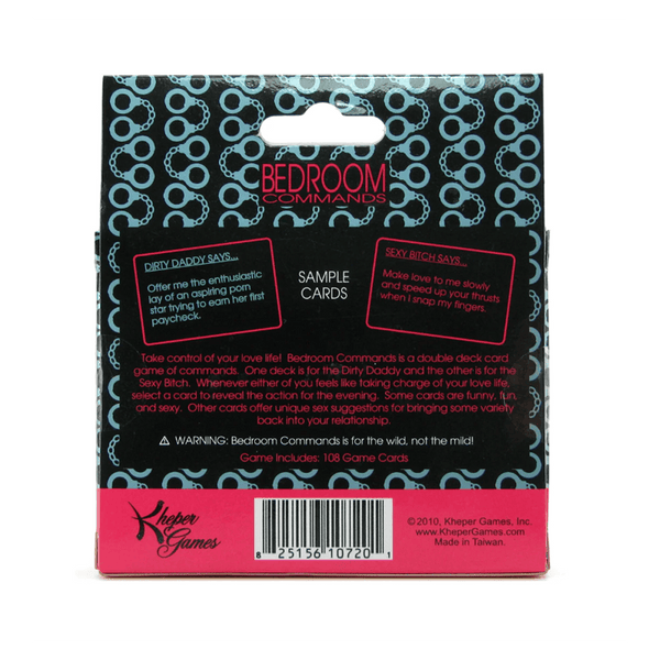 Bedroom Commands Card Game – Adult Party Game for Couples
