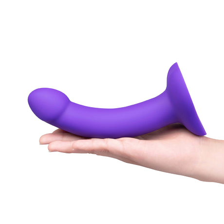 Vibrating Curved Strap-On Kit – Beginner-Friendly 6.5″ Silicone Dildo & Harness