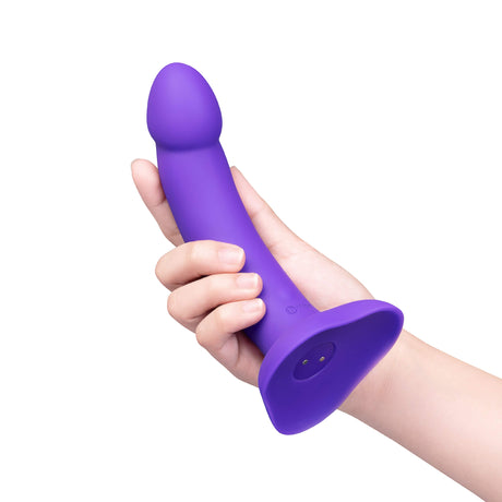 Vibrating Curved Strap-On Kit – Beginner-Friendly 6.5″ Silicone Dildo & Harness