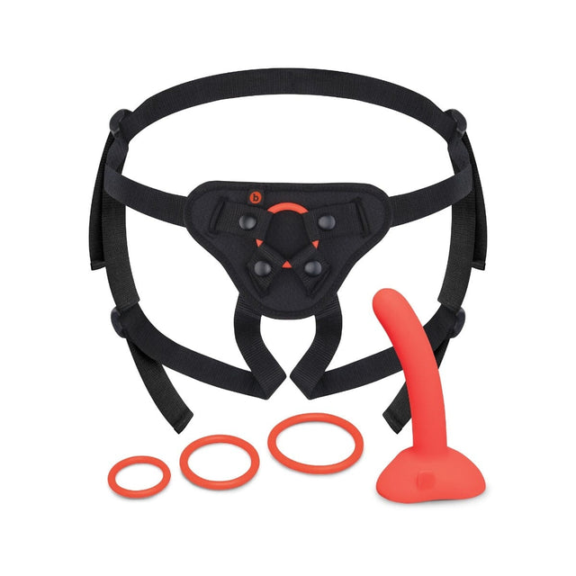 Beginners Strap-On Harness Set 5” Silicone Dildo Peg