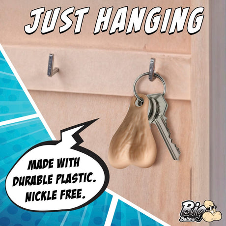 Big Ballers Big Nuts Keychain - Light