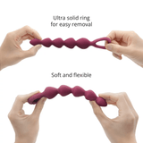 Bing Bang M Anal Beads - Plum Stard