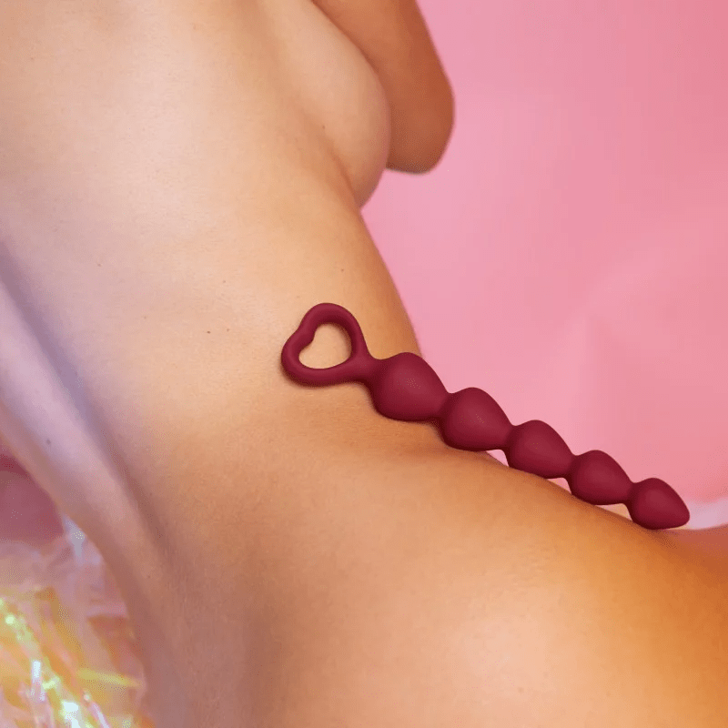 Bing Bang M Anal Beads - Plum Stard