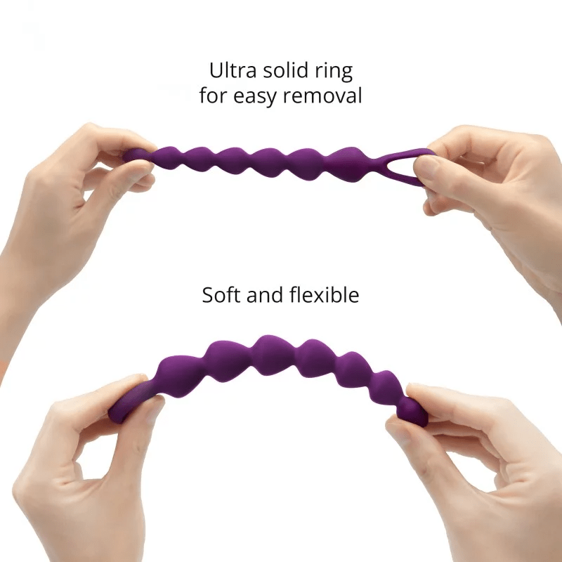 Bing Bang S Anal Beads - Purple Rain