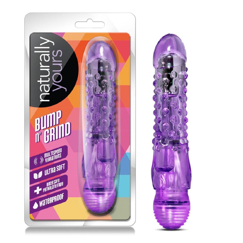 Blush Naturally Yours - Bump n Grind - Vibrating Dildo