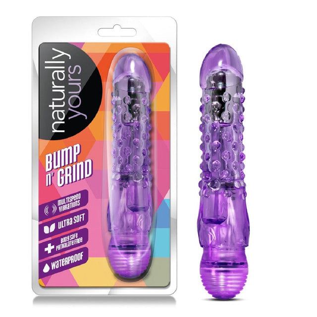 Blush Naturally Yours - Bump n Grind - Vibrating Dildo