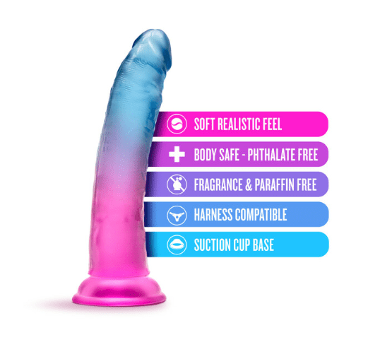 Blush Yours Beautiful Sky - 7" Dildo  Sunset
