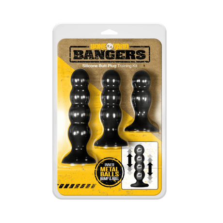 BoneYard Bangers Silicone Butt Plug Training Kit