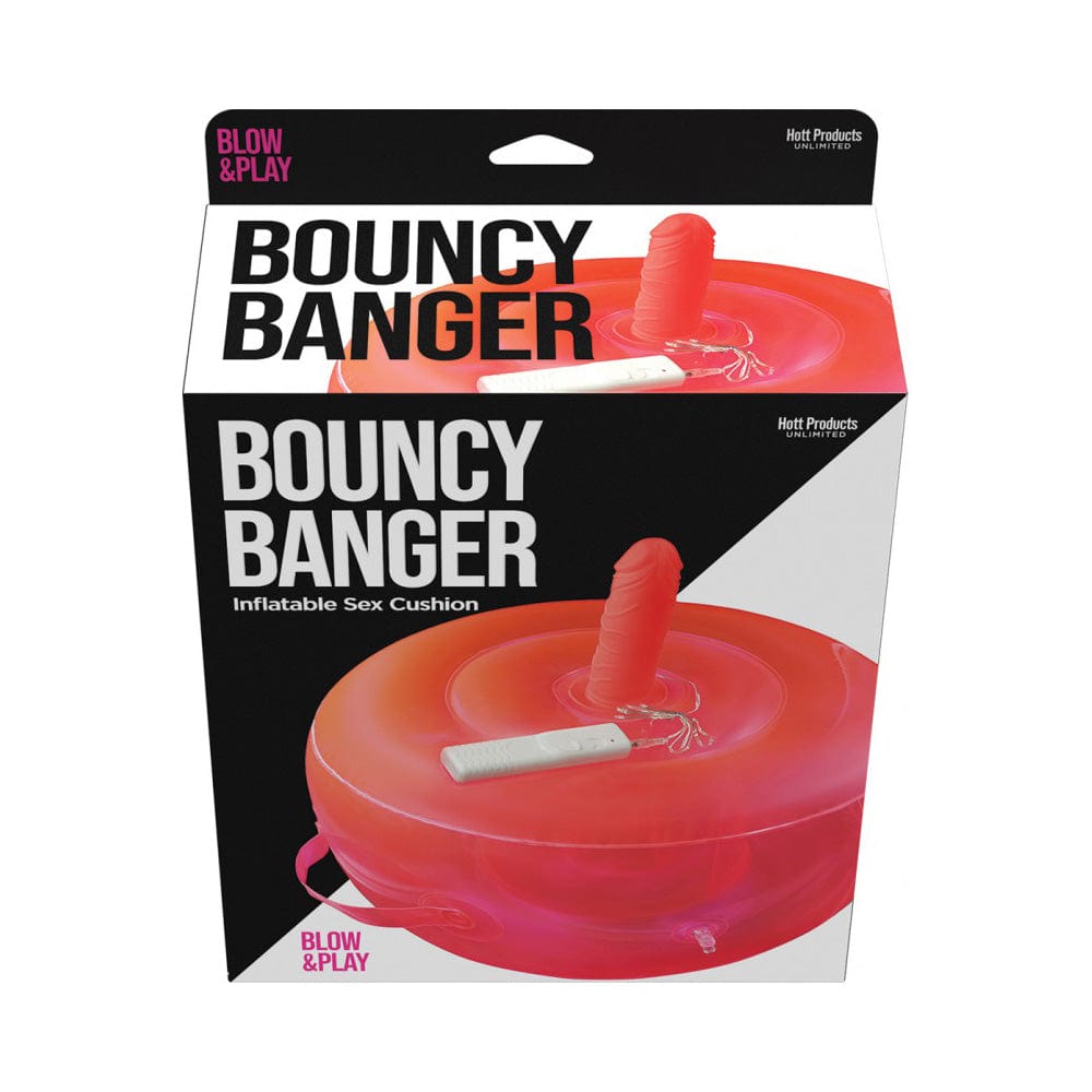 Bouncy Banger Inflatable Vibrating Dildo