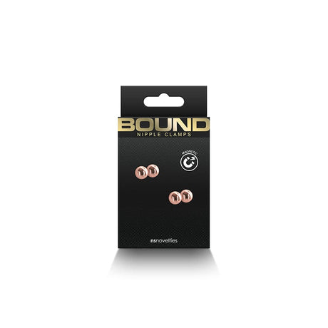 Bound Nipple Clamps - M1 - Rose Gold