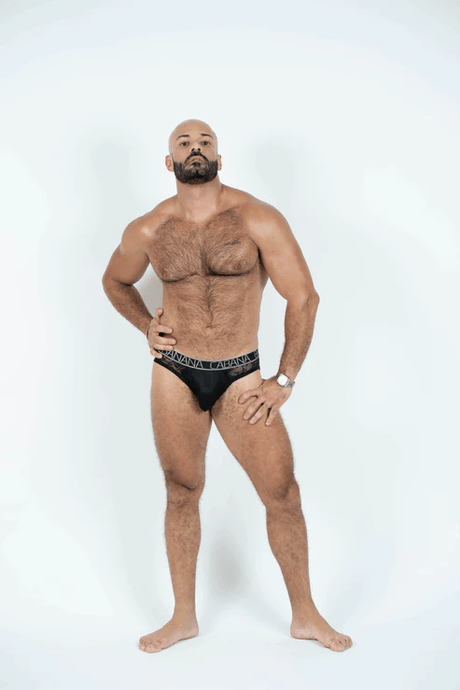 BoyzTown Banana Cabana Lace Nights Open Back Brief L/XL