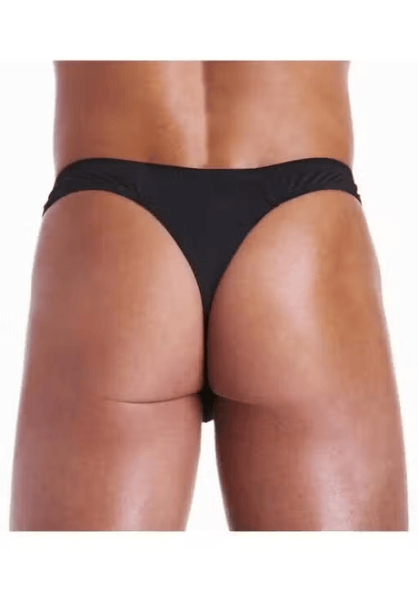 BoyzTown Fundies Black Unzip Thong