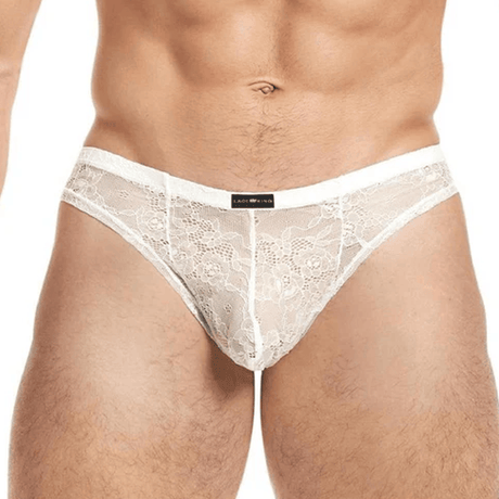 BoyzTown Lace King White Lace Bikini L/XL